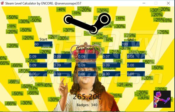 Steam Level Calculator 