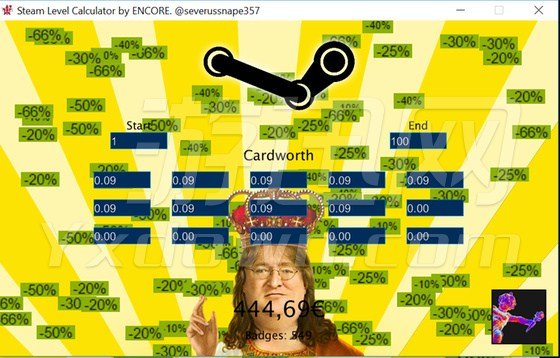 Steam Level Calculator 