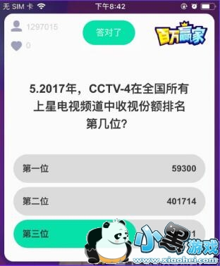 52017꣬CCTV-4ȫǵƵӷݶڼλ