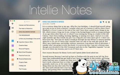 Intellie Notes