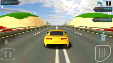 TrafficRacingGameOnBeach