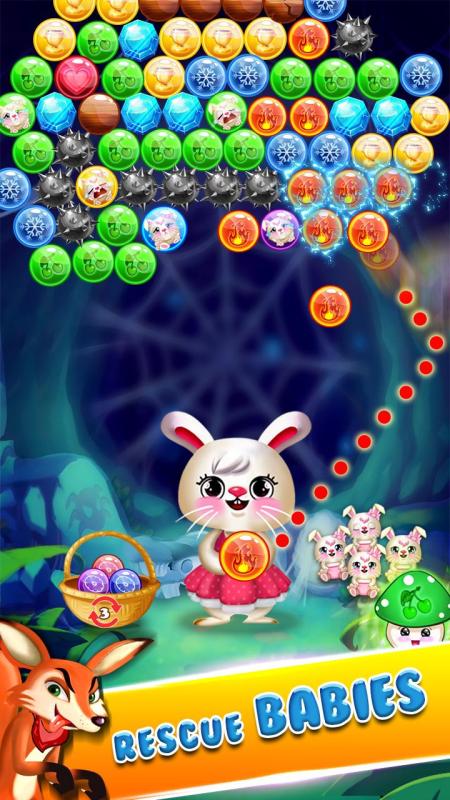 BunnyBubbleShooterPop:MagicMatch3Island