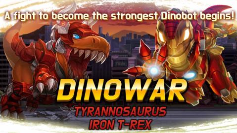 Dinowar:TyrannovsIronT-Rex