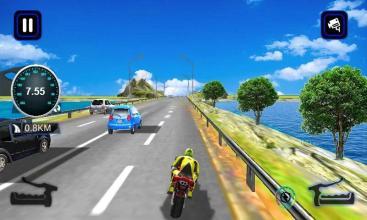 TrafficHighwayRider2017:MotorbikeRacergames