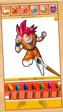 HeroGokuSuperSaiyanColoringGameforKids