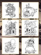 MyHalloweenColoringBook:ColoringGame