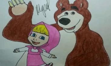 HowToDrawMashaAndBear