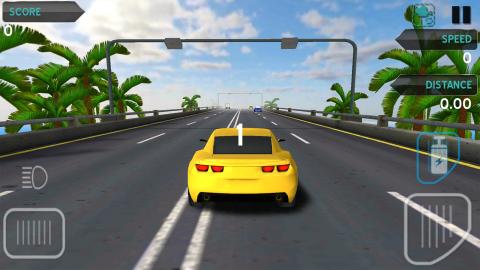 TrafficRacingGameOnBeach