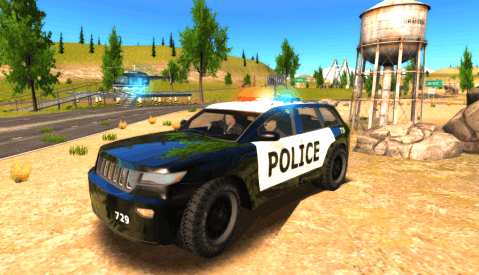 CrimeCityPoliceCarDriver