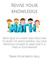 MathematicsQuiz-TrainYourMathSkill