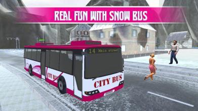 PinkLadySnowBusCityDriver3D