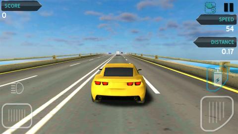 TrafficRacingGameOnBeach