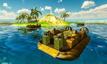 ArmyHovercraftWaterCargoBoatCTransportGame