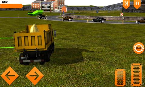 ConstructionTruckHillSim