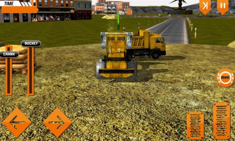 ConstructionTruckHillSim