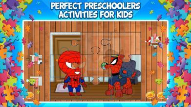 SpiderPatrolSuperheroJigsawPuzzle-KidsGame