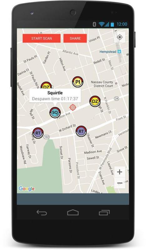 Pokeradar:MapforPokemonGo