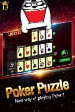 Lucky13:13CardPokerPuzzle