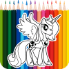 PonyLittleforColoringBookGame