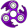 FidgetSpinner-PURPLECOLOR