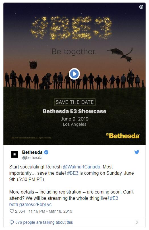 ε̨ Bethesda E3 201969