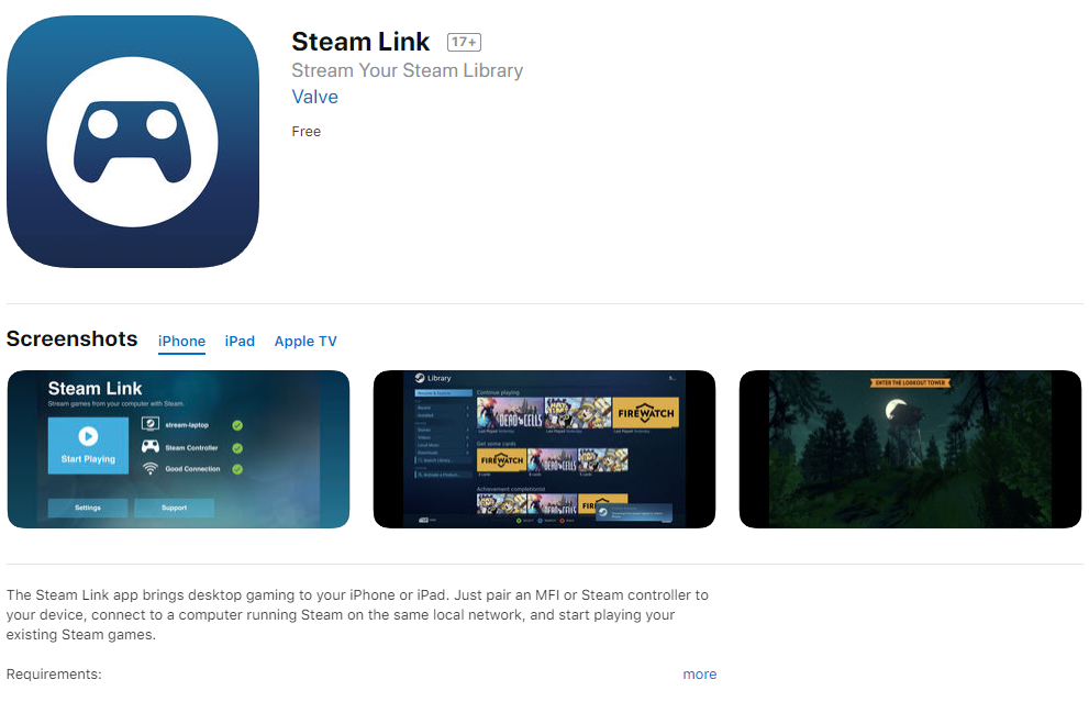 ƶ˳PC Steam Linkʽ½iOS̵