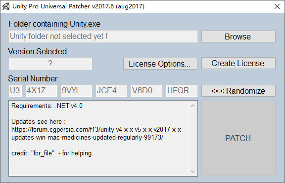 UniPatcher 2017.6 °