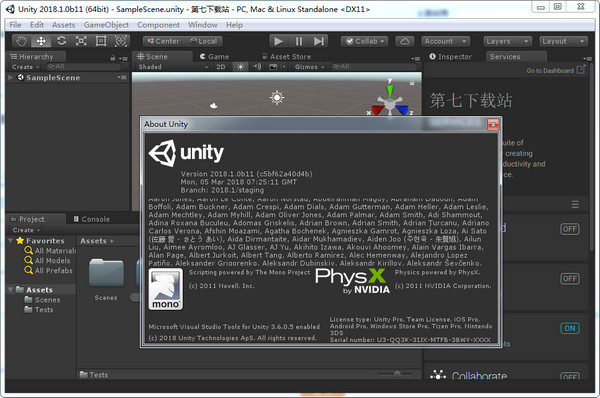 Unity Pro 2018 Win10 2018.4.2 f1